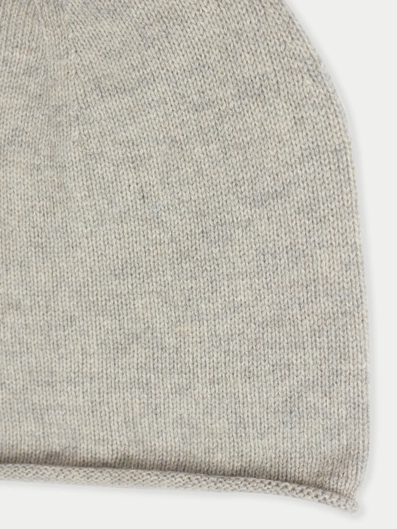 Kaschmir-Set aus Pullover und Mütze