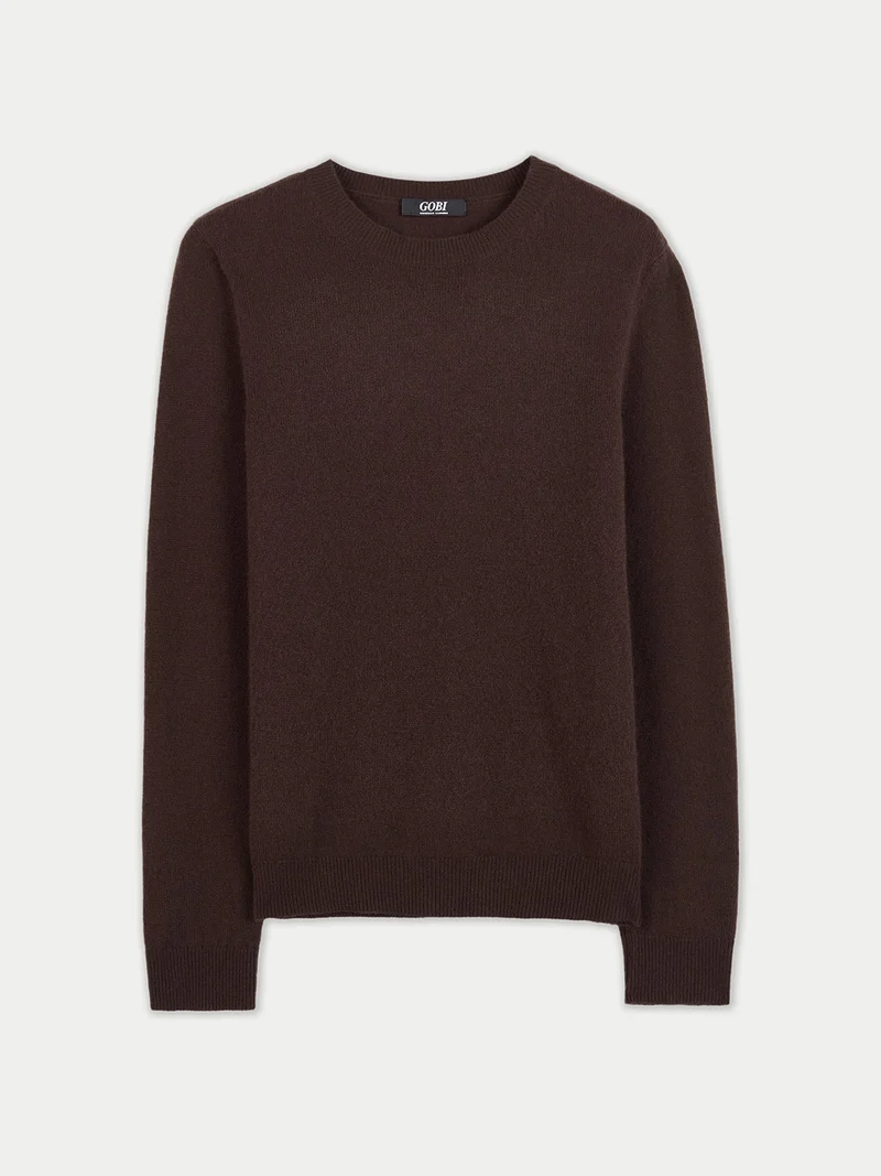 Kaschmir-Set aus Pullover und Mütze