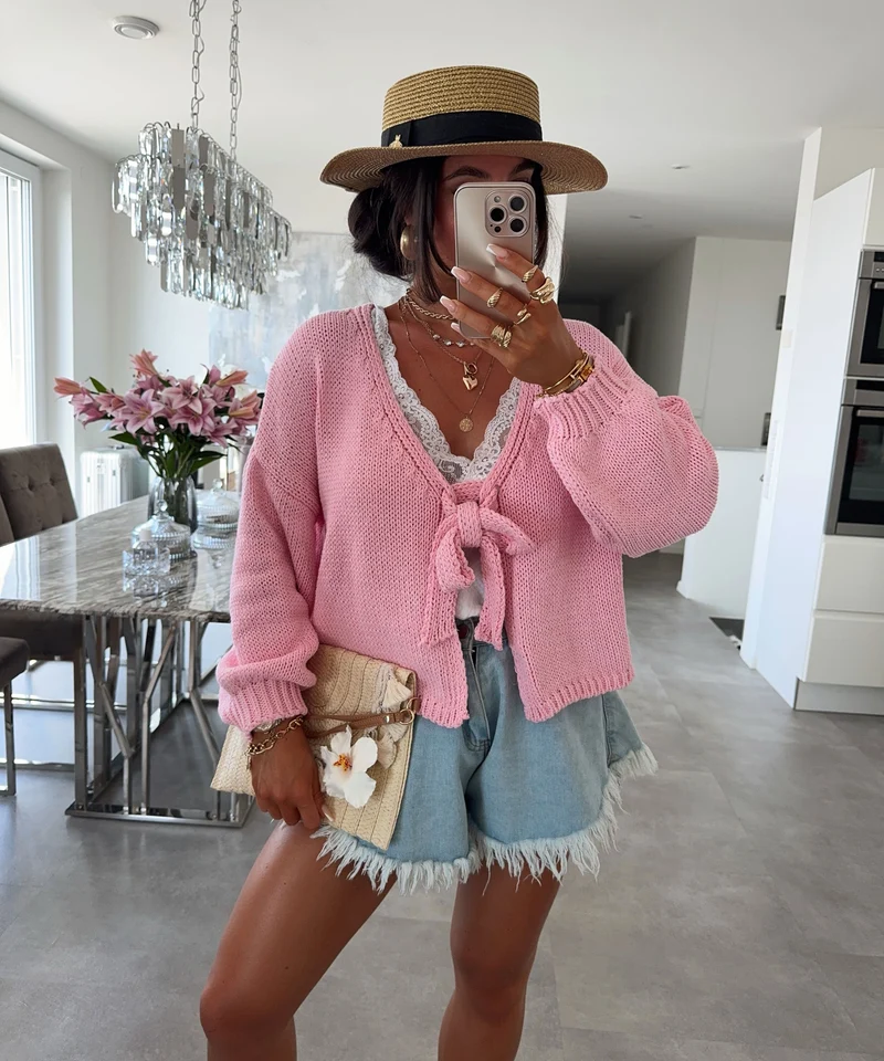 Shorts Fee Hellblau