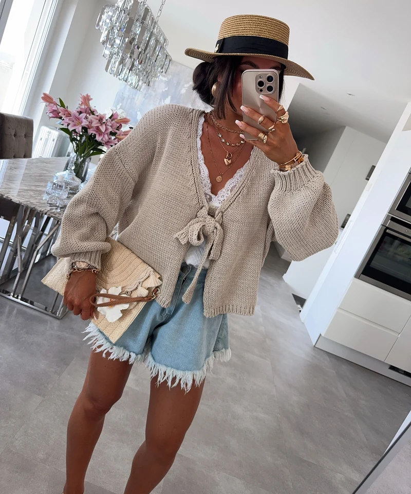 Shorts Fee Hellblau