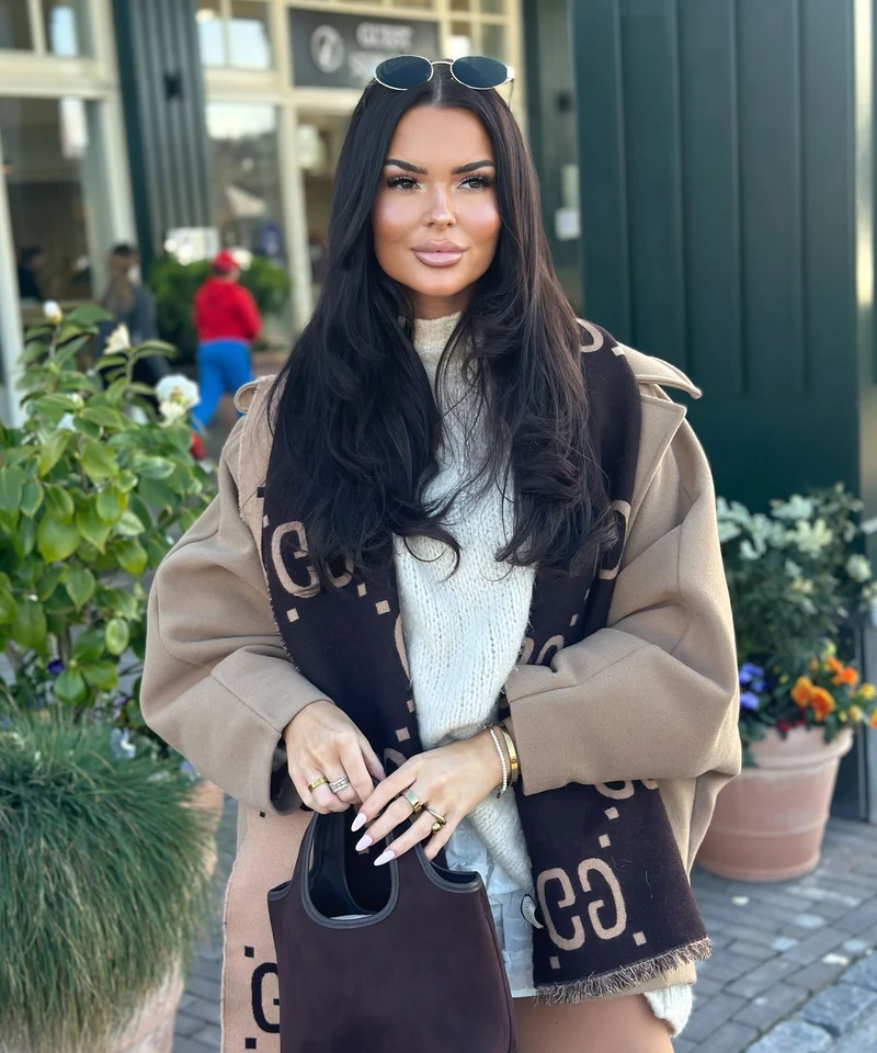 Oversize Jacke Joana Camel