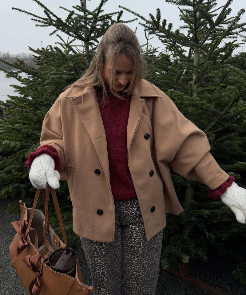 Oversize Jacke Joana Camel