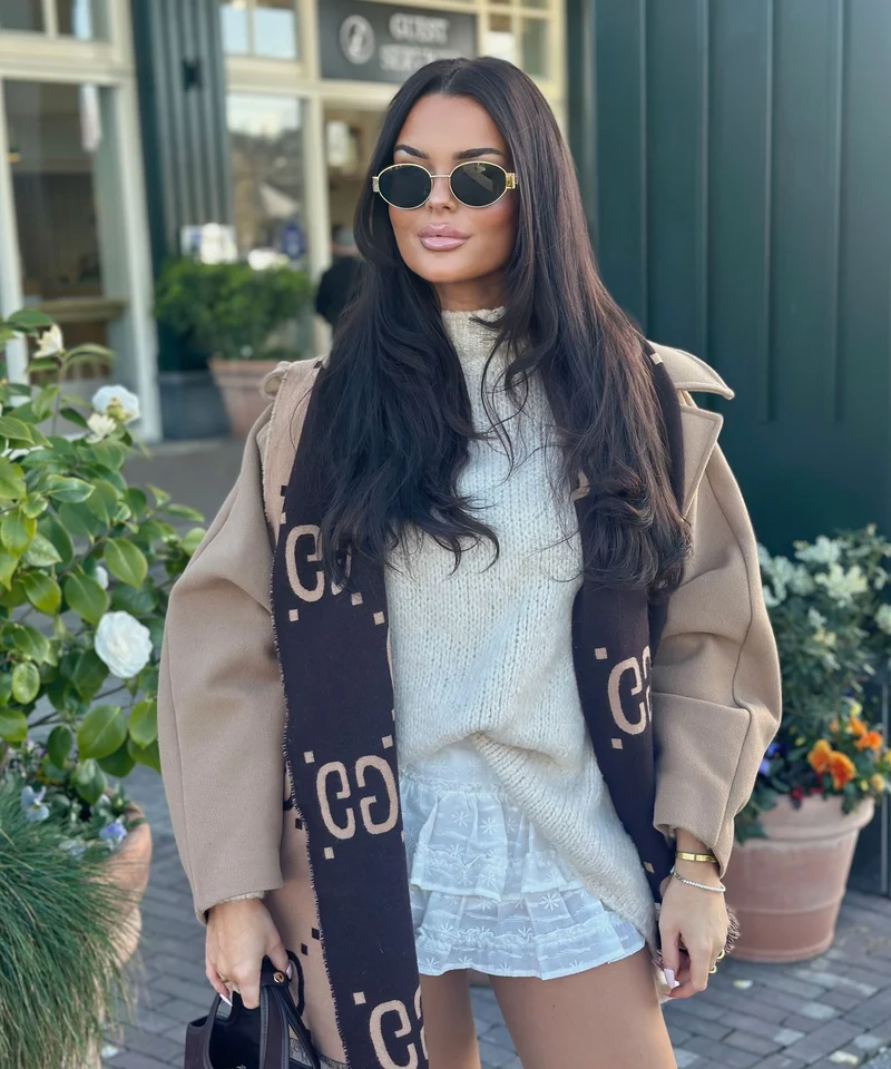 Oversize Jacke Joana Camel