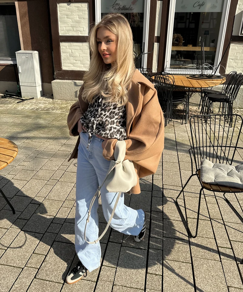 Musselin Bluse Elora Leo