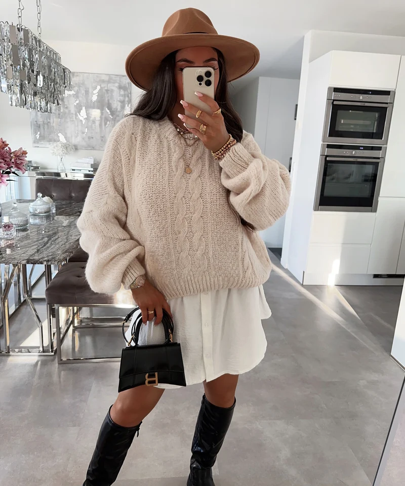 Pullover Leona Beige