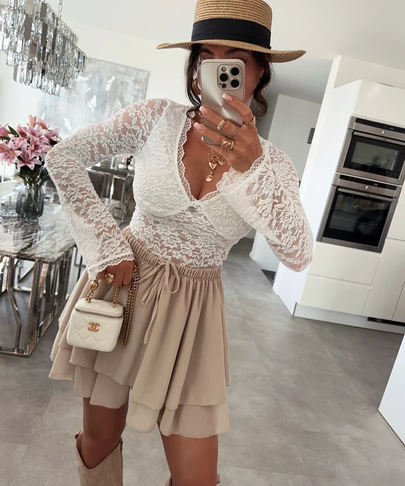 Hosenrock Parisa Uni Beige