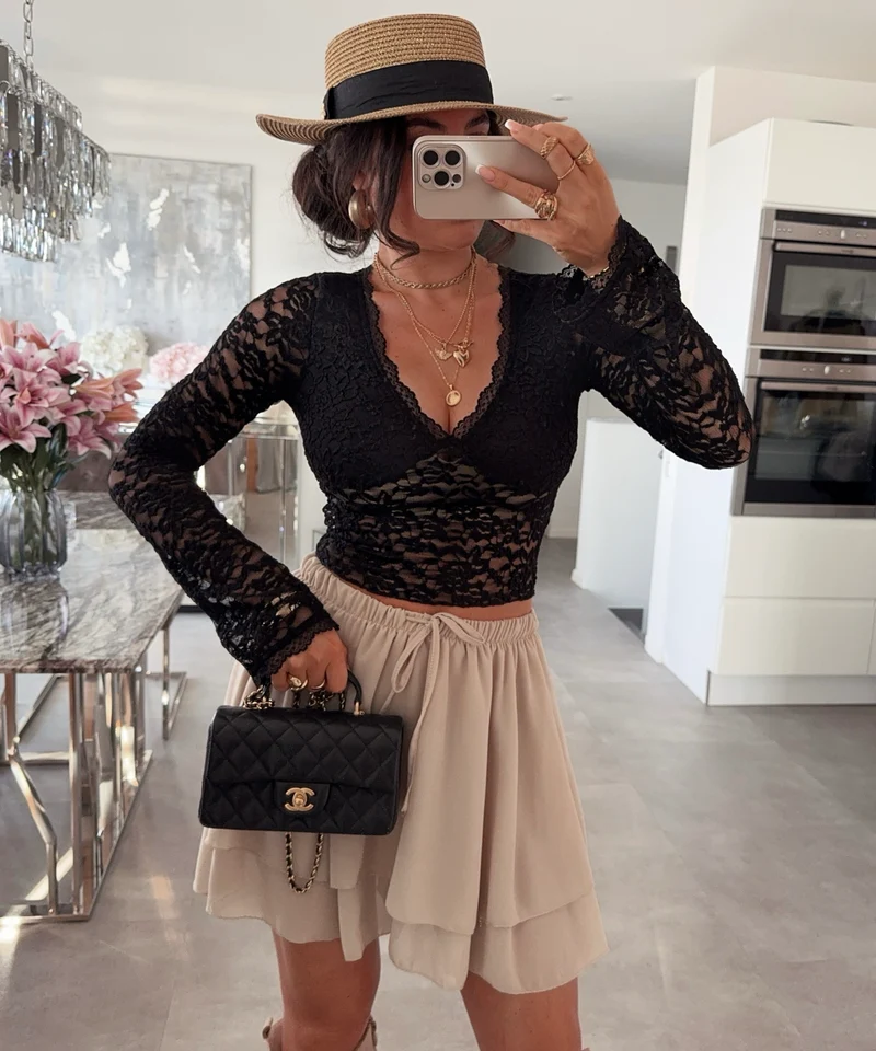 Hosenrock Parisa Uni Beige