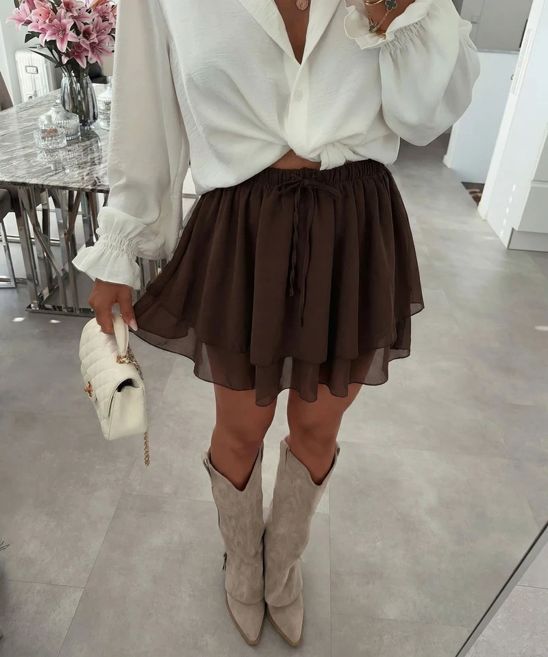 Hosenrock Parisa Uni Braun