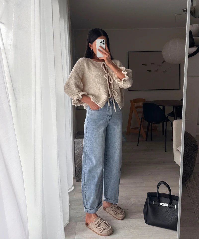 Stretch Balloon Jeans Maretta Blau