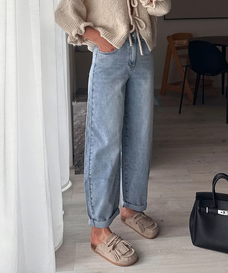 Stretch Balloon Jeans Maretta Blau