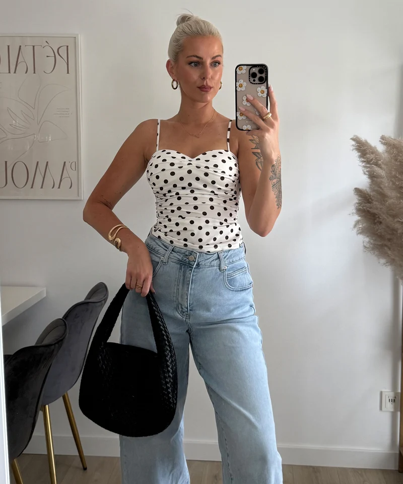 Stretch Balloon Jeans Maretta Blau