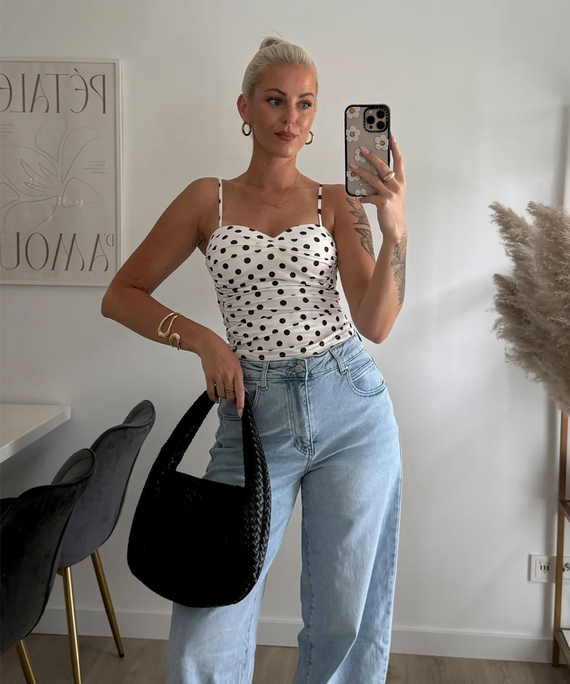 Stretch Balloon Jeans Maretta Blau