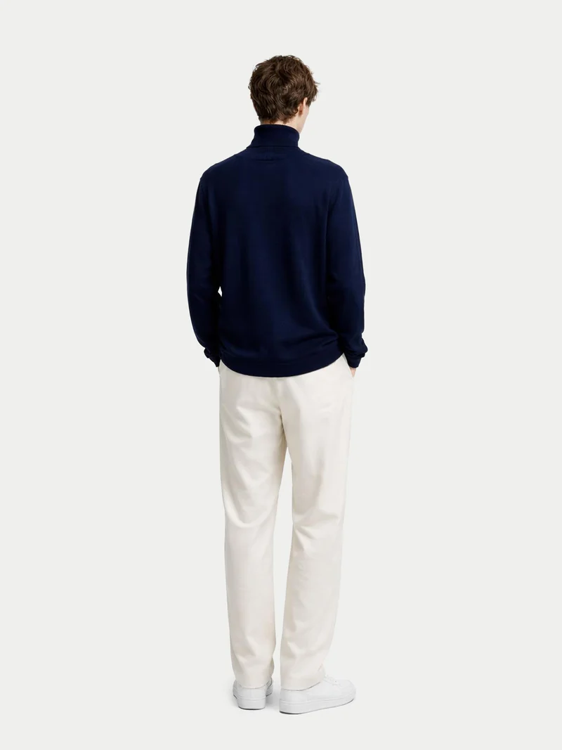 Basic Kaschmir Rollkragenpullover