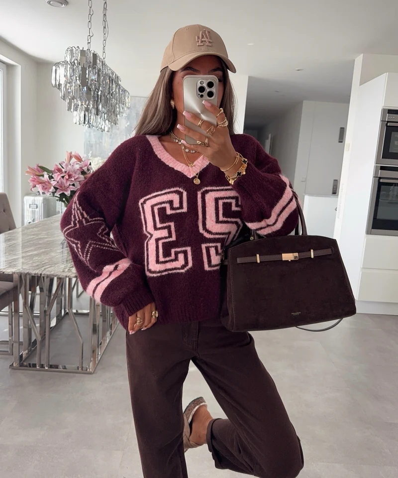 College Pullover Weya Weinrot