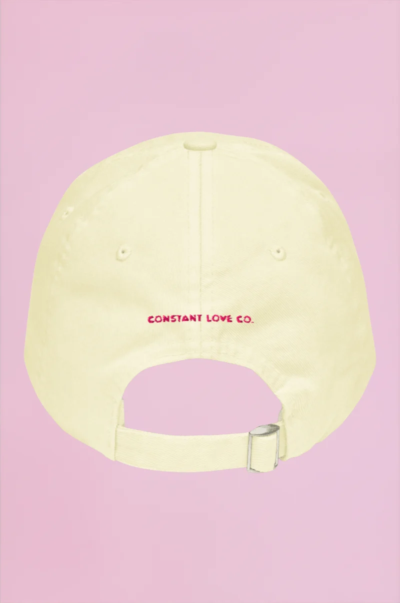 Muse Embroidered Cap - Butter