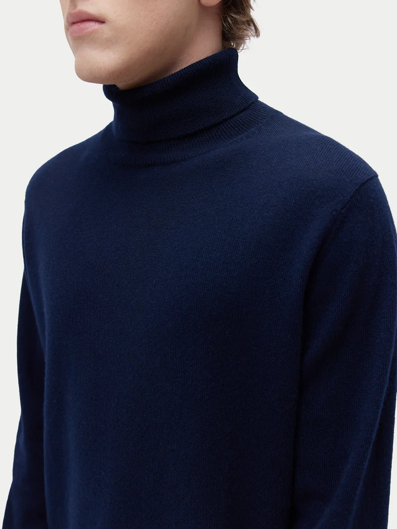 Kaschmir-Rollkragenpullover Basic