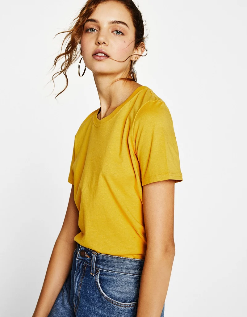 Cotton Off-the-Shoulder Tee