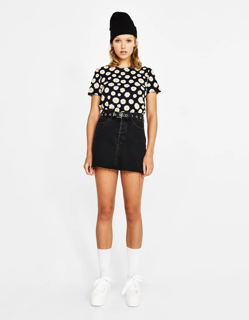 Cotton Off-the-Shoulder Tee