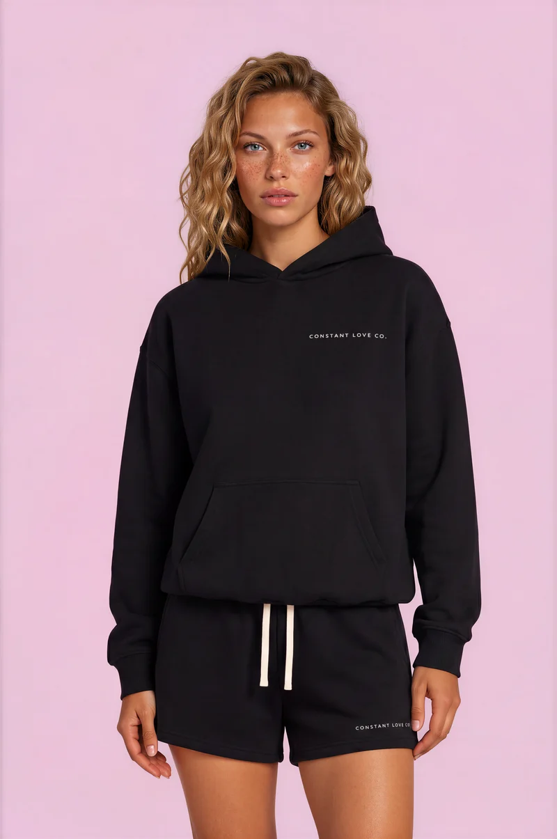 I Am My Own Muse Heavyweight Hoodie - Black