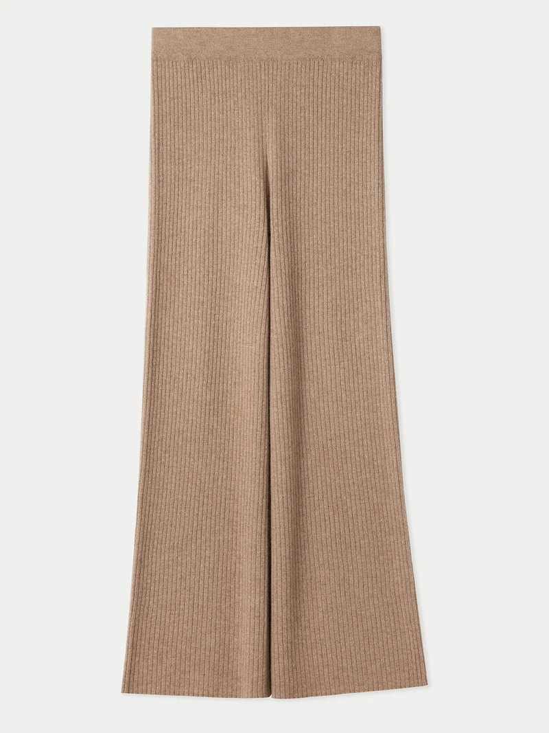 Naturfarbene Lässige Kaschmirhose