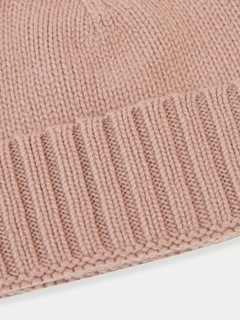 Rippenstrick Kaschmir Mütze /Unisex/