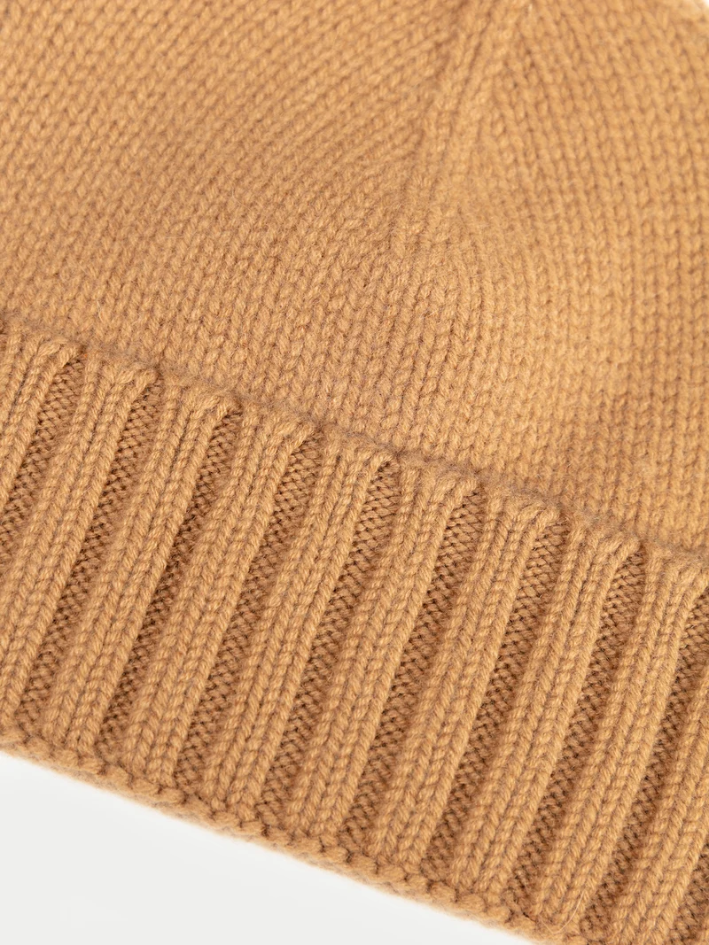 Rippenstrick Kaschmir Mütze /Unisex/