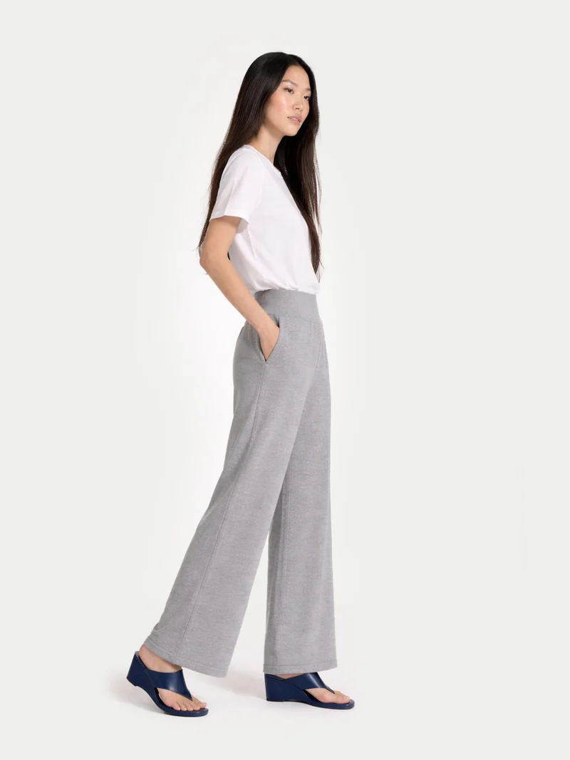 Weite Kaschmirhose