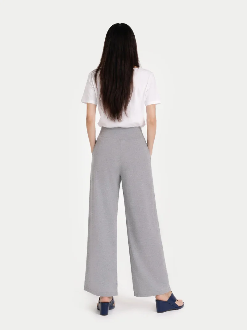 Weite Kaschmirhose