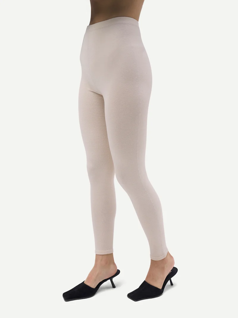 Damen Leggings aus Seide und Kaschmir