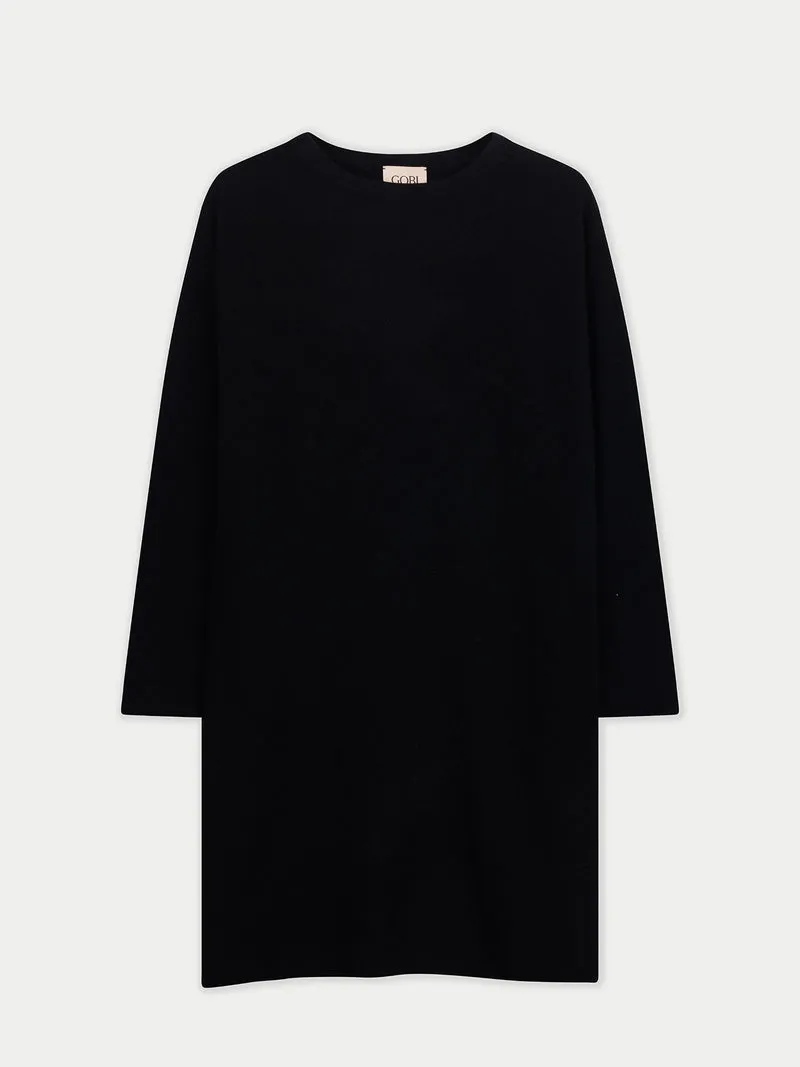 Strickkleid mit Rundhalsausschnitt