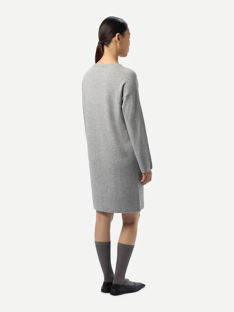 Strickkleid mit Rundhalsausschnitt