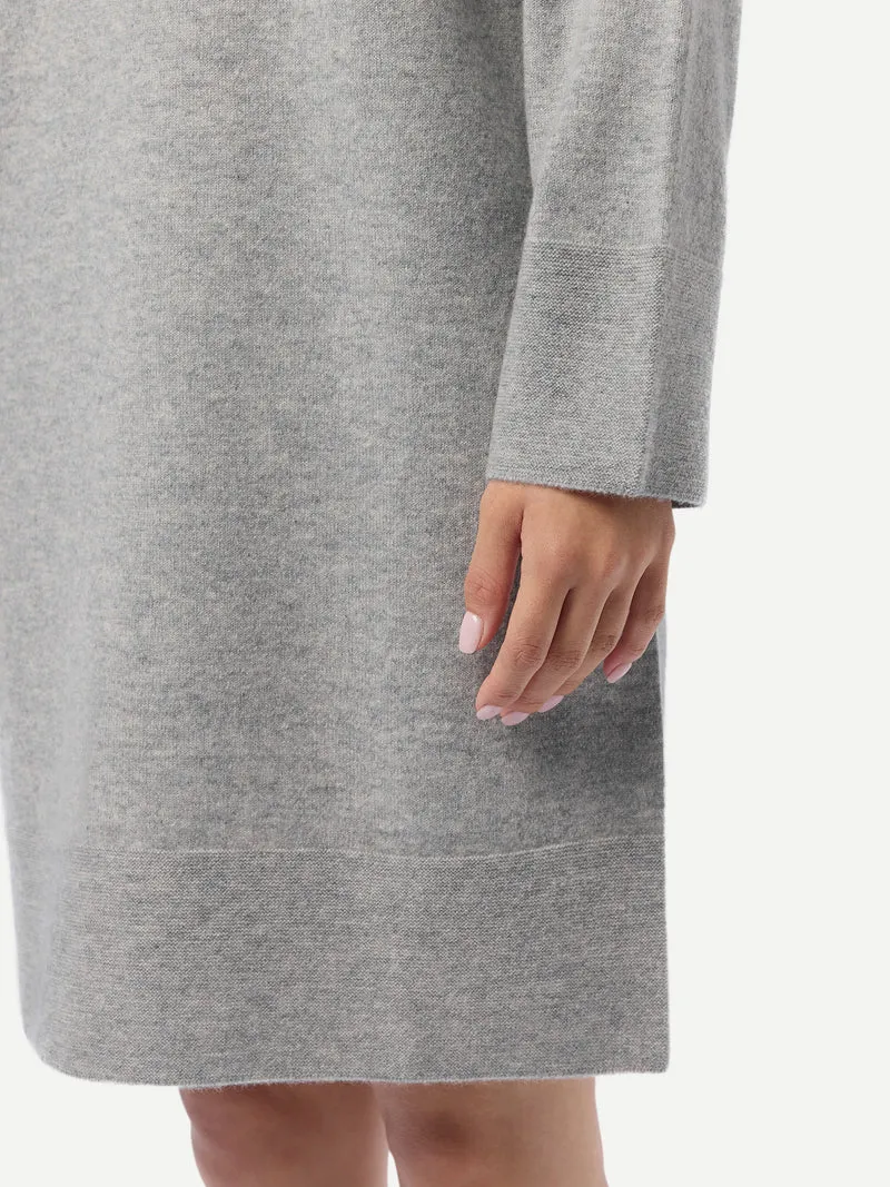 Strickkleid mit Rundhalsausschnitt