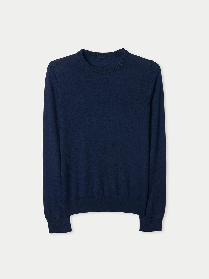 Damen Kaschmirpullover mit Rundhalsausschnitt