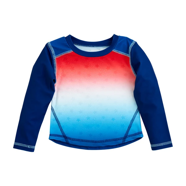 Mudpie Boys' Stars, Sharks, or Gators Color Change Rash Guard