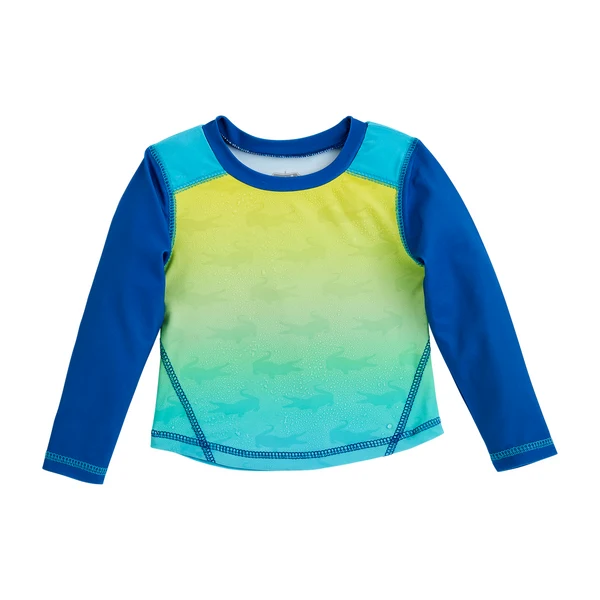 Mudpie Boys' Stars, Sharks, or Gators Color Change Rash Guard