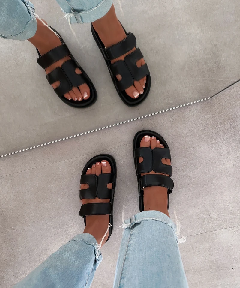 Pantoletten Kehlani Schwarz