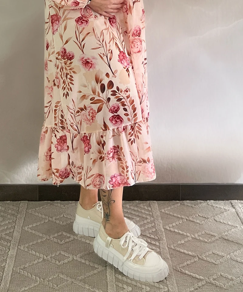 Sneaker Clareta Beige
