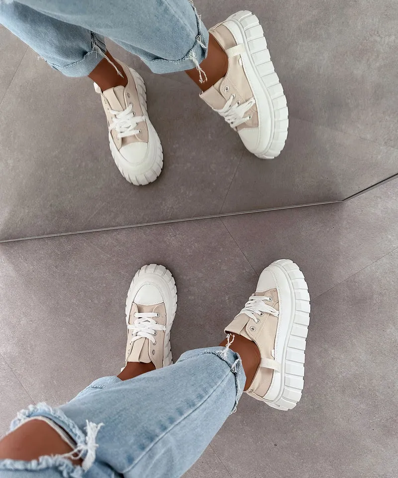 Sneaker Clareta Beige