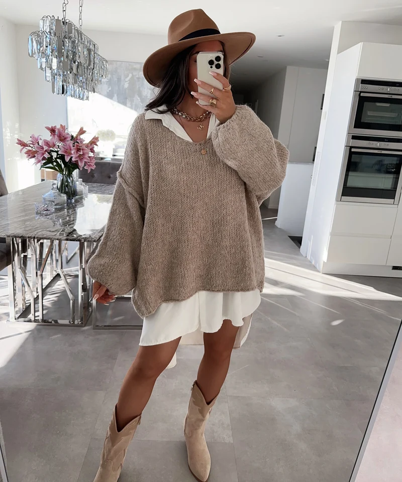 Pullover Cinderella Taupe