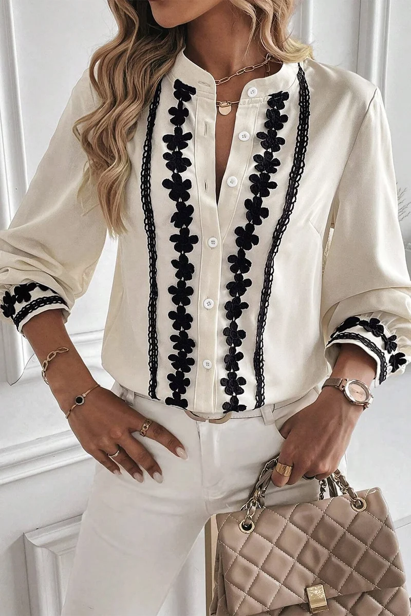 Shiying fashion button top