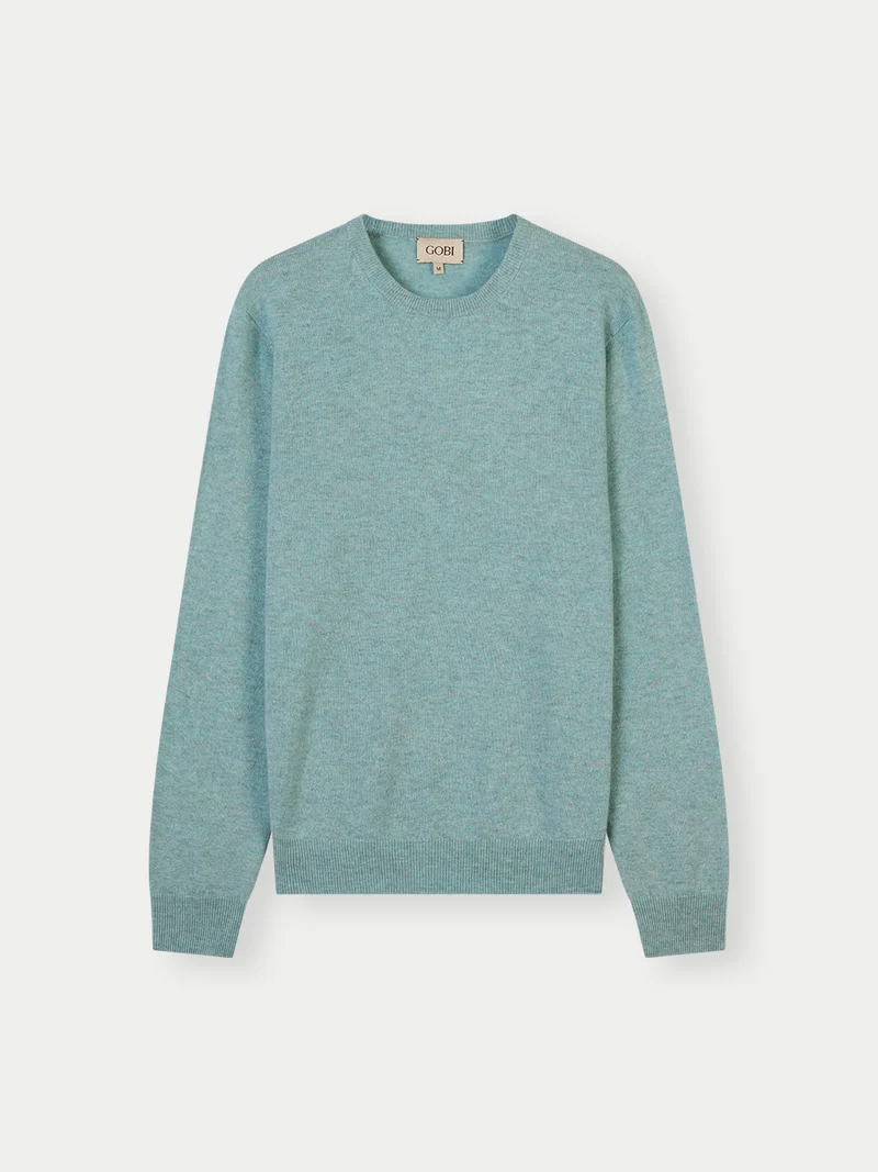 Basic Kaschmirpullover mit R-Ausschnitt