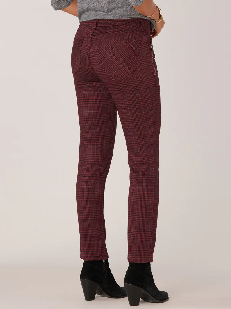 Democracy "Ab"solution® Vintage Skinny Side Zip Plaid Jeans
