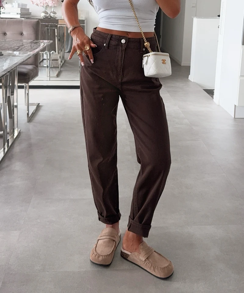 Stretch Mom Jeans Rumi Braun