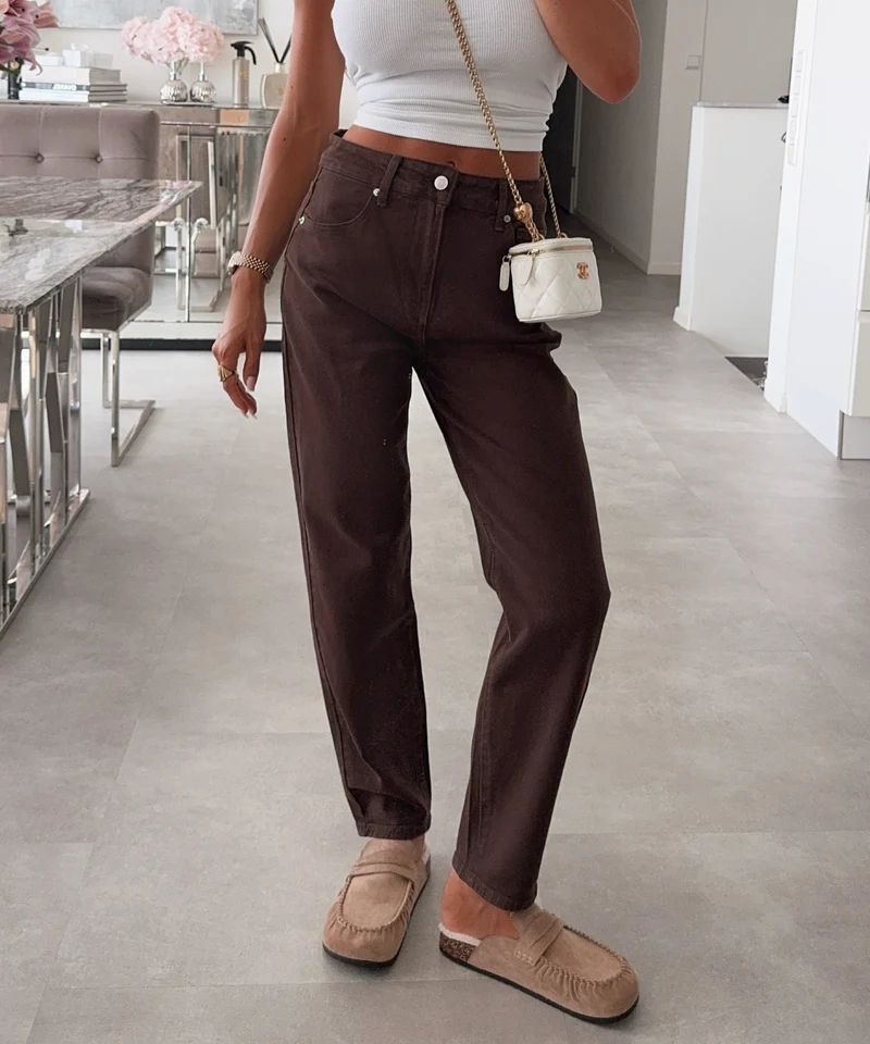 Stretch Mom Jeans Rumi Braun