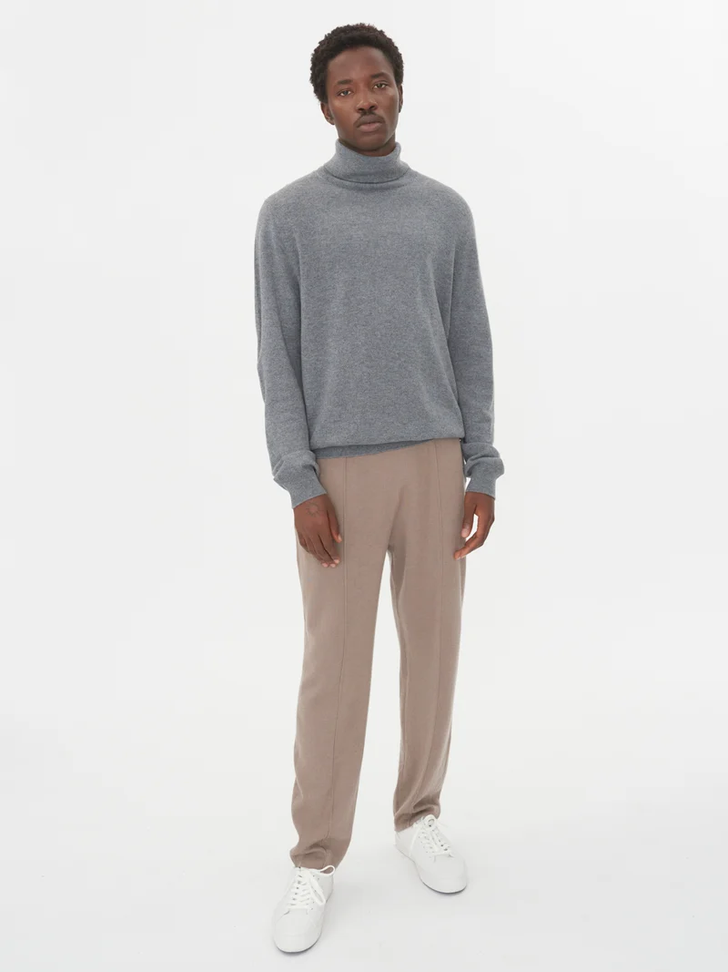 Basic Kaschmir Rollkragenpullover