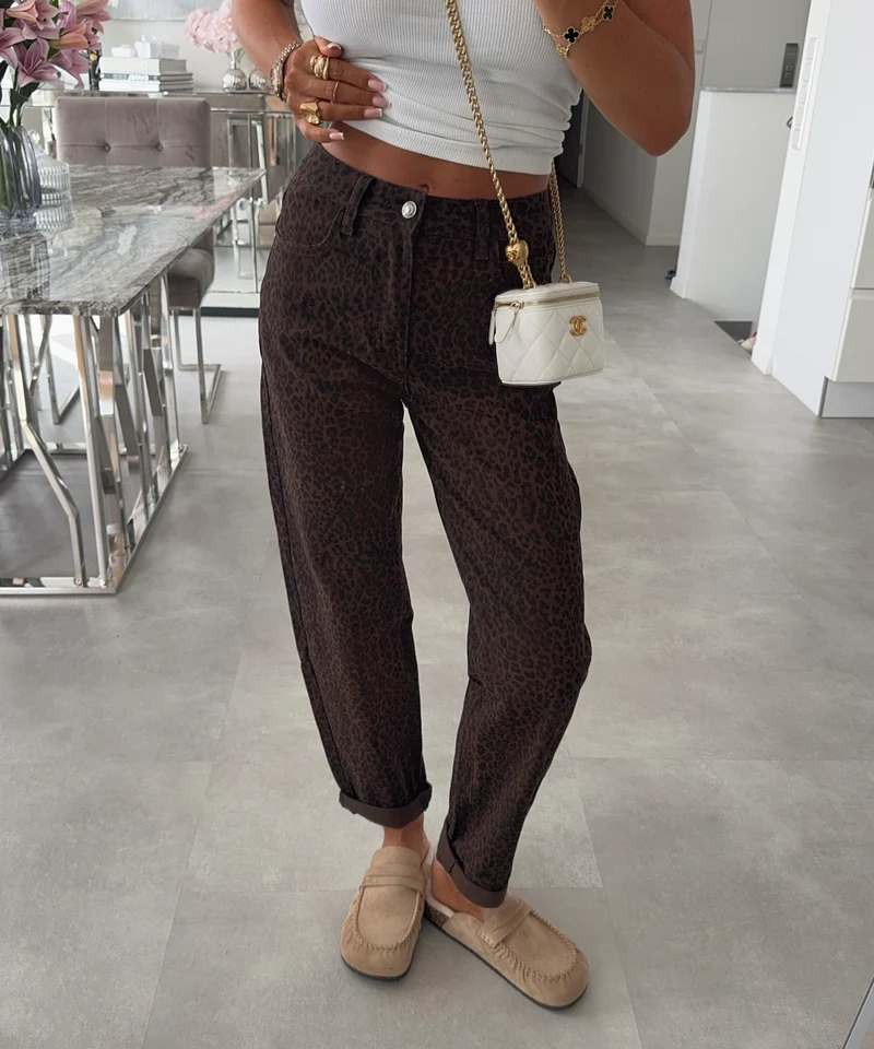 Stretch Mom Jeans Yara Leo