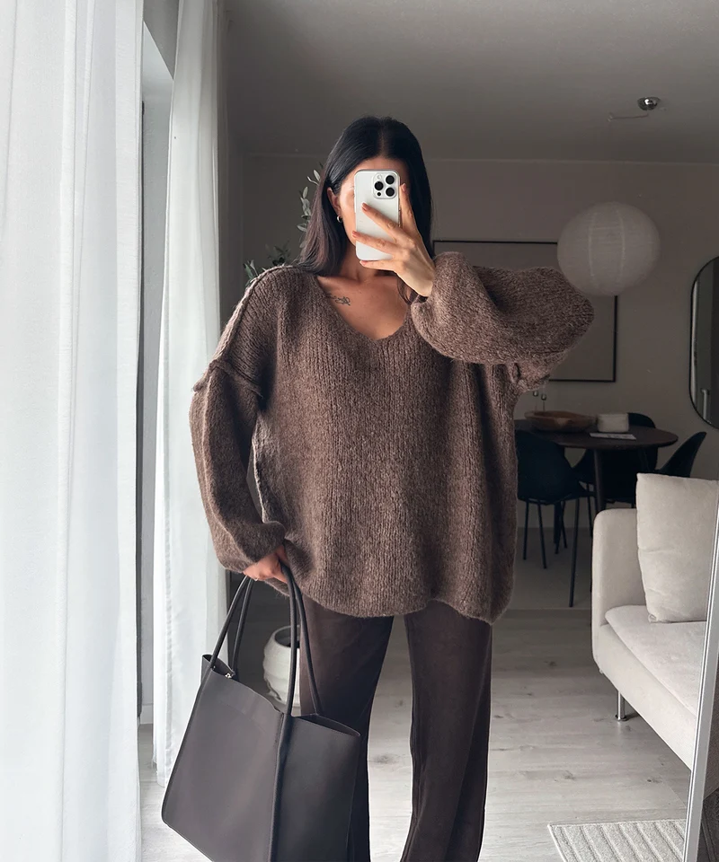 Pullover Cinderella Braun