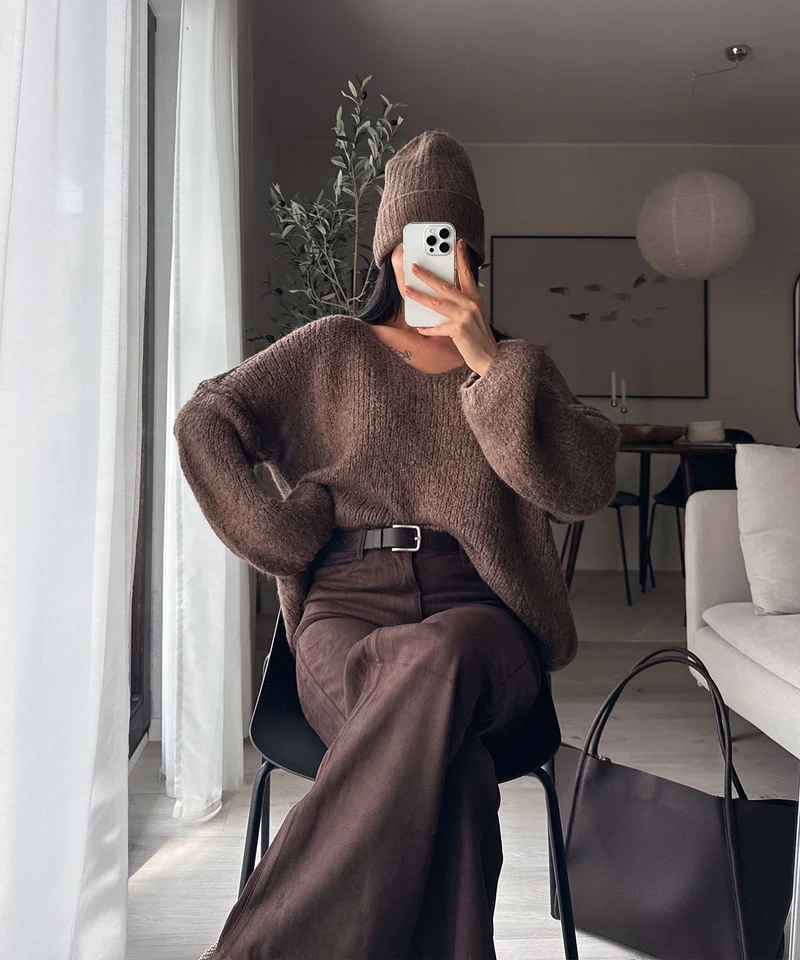 Pullover Cinderella Braun