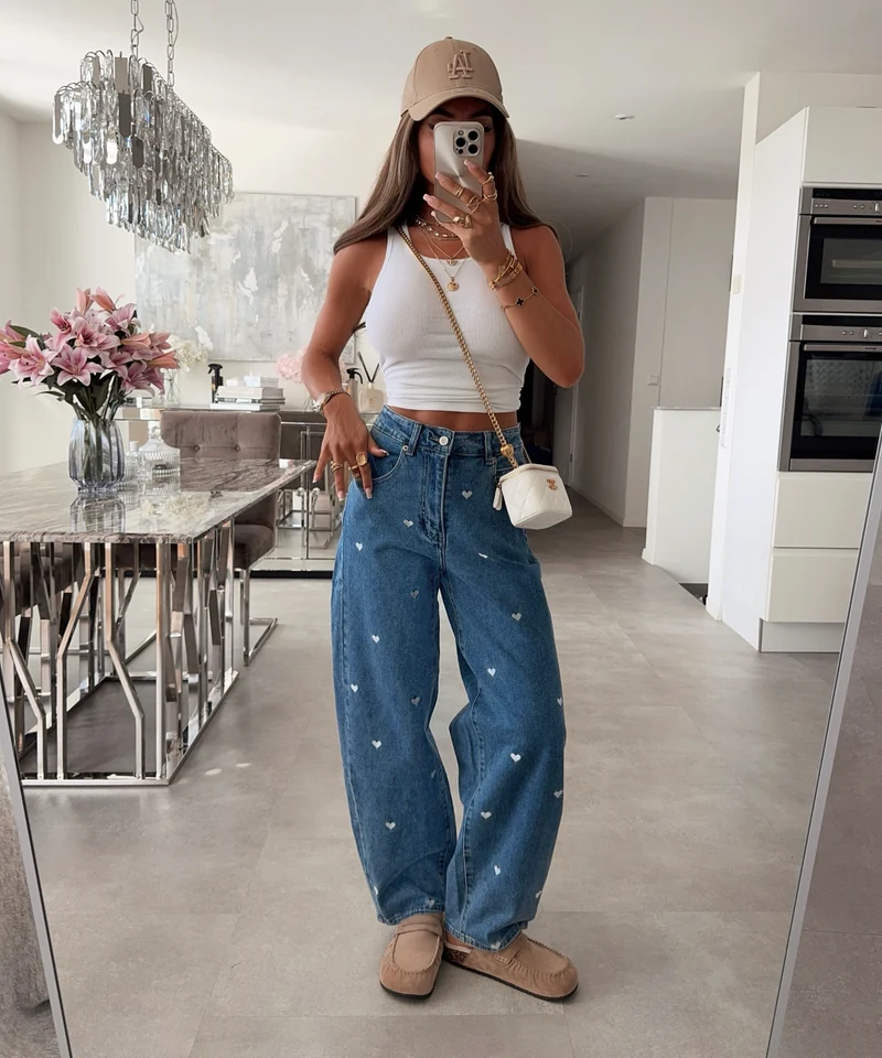 Stretch Balloon Jeans Hela Herzchen