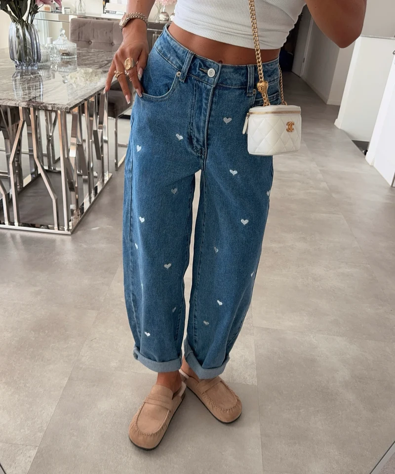Stretch Balloon Jeans Hela Herzchen